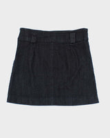 Vintage Y2k 00s Liquid Denim Mini Skirt - S
