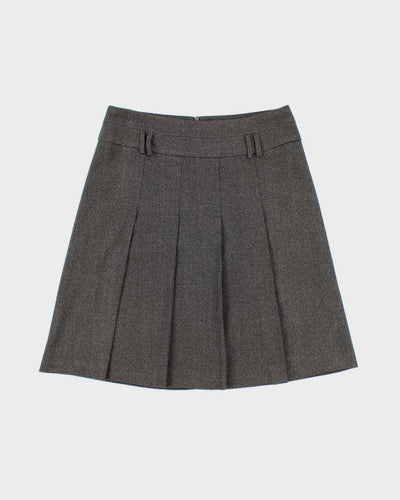 Vintage Y2k 00s Mexx Grey Pleated  Skirt - S