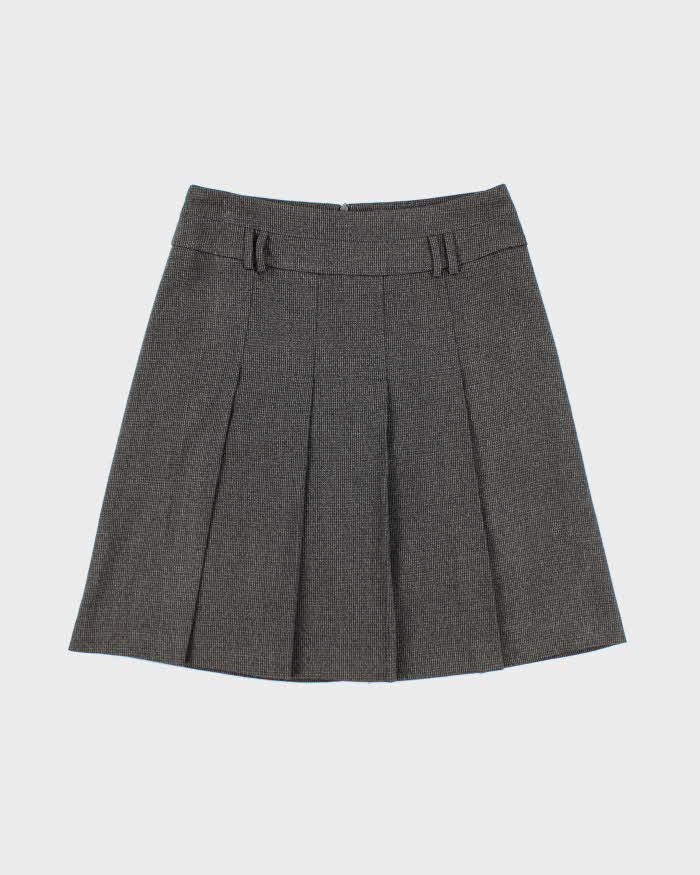 Vintage Y2k 00s Mexx Grey Pleated  Skirt - S