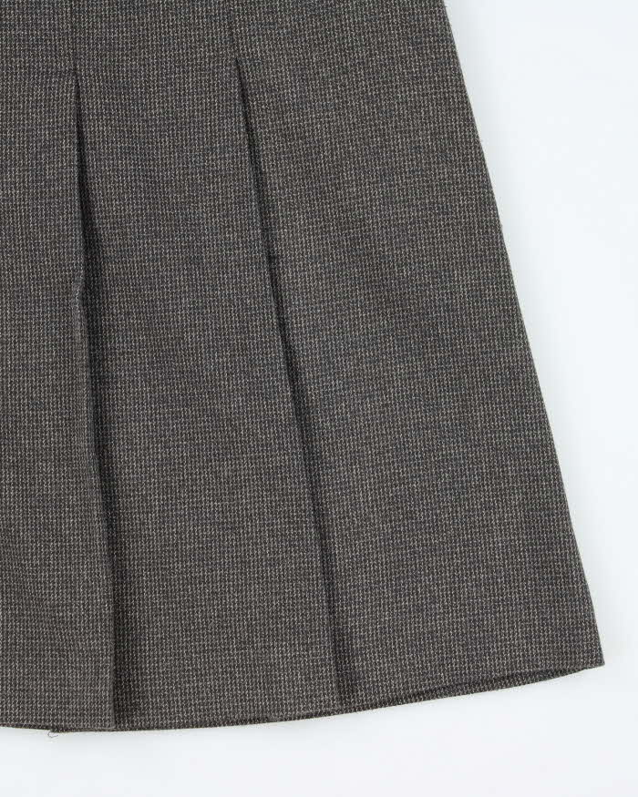 Vintage Y2k 00s Mexx Grey Pleated  Skirt - S