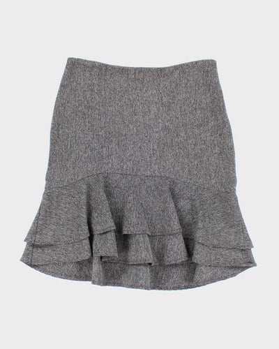 Vintage Y2k 00s Grey Suit Style Skirt - S