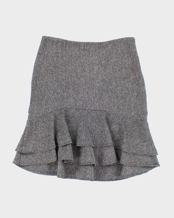Vintage Y2k 00s Grey Suit Style Skirt - S