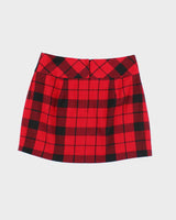 Vintage Y2k 00s Le Chateau Checked Mini Skirt - XS