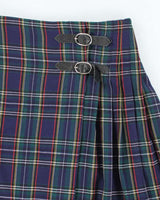 Vintage 90s Boy London Checked Buckle Mini Skirt - XS