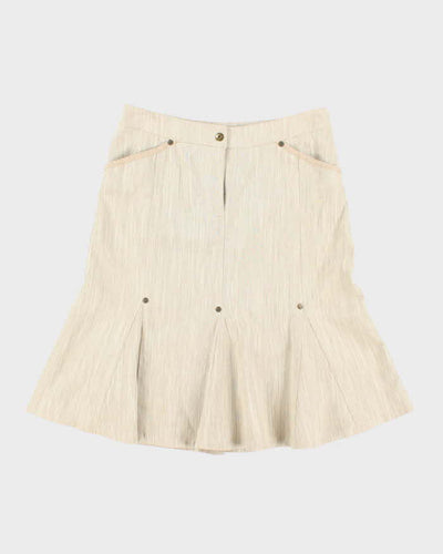 Vintage Y2k 00s Mexx Linen Blend Skirt - S