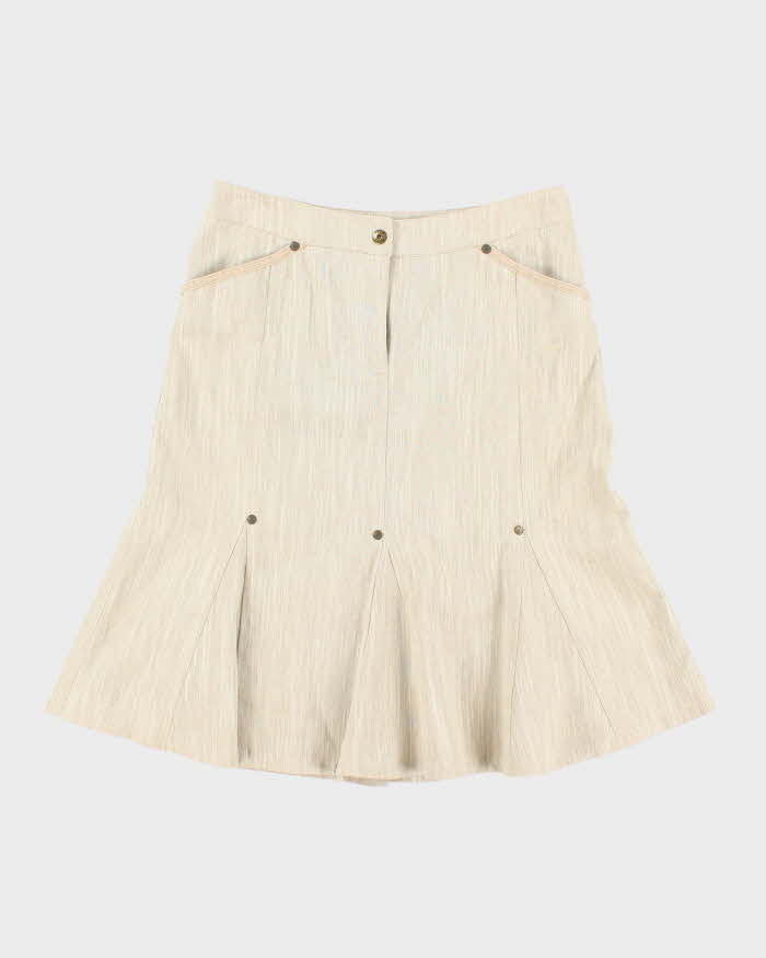 Vintage Y2k 00s Mexx Linen Blend Skirt - S