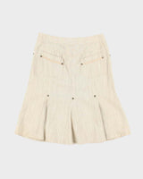 Vintage Y2k 00s Mexx Linen Blend Skirt - S