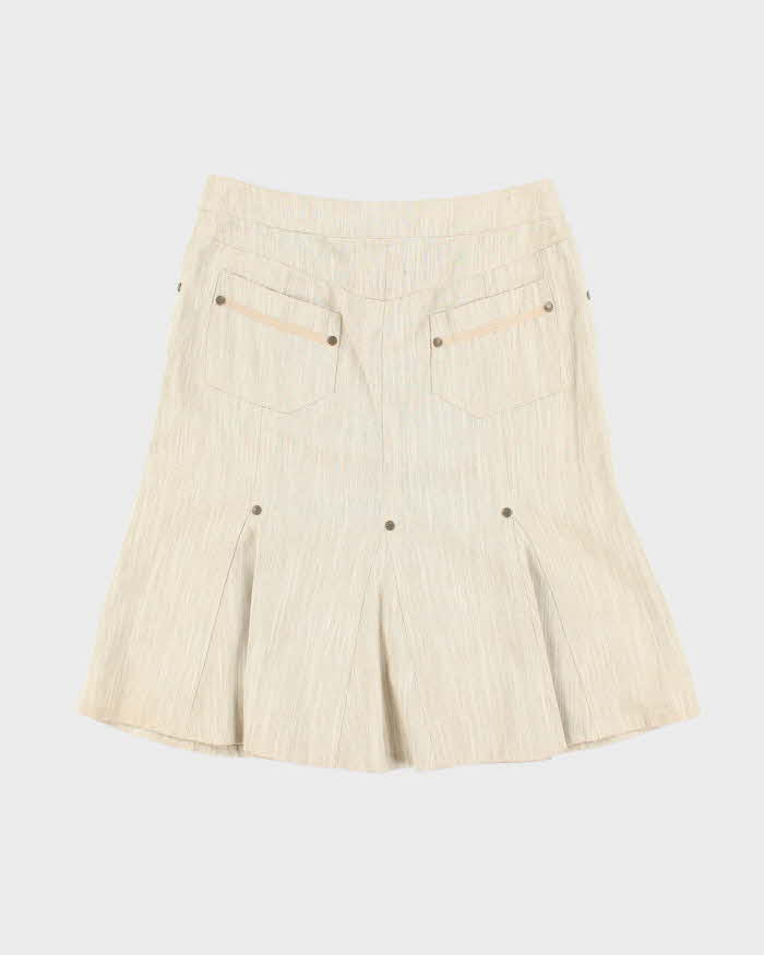 Vintage Y2k 00s Mexx Linen Blend Skirt - S
