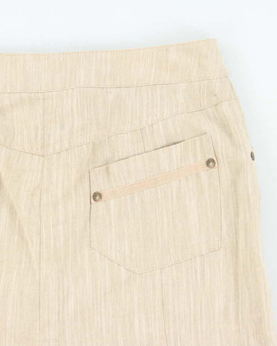 Vintage Y2k 00s Mexx Linen Blend Skirt - S