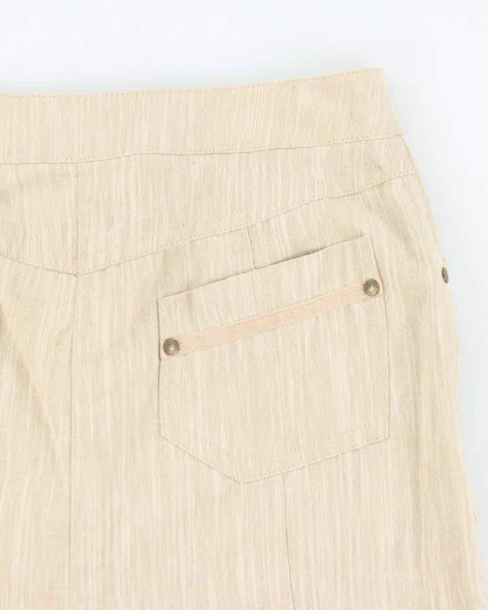 Vintage Y2k 00s Mexx Linen Blend Skirt - S
