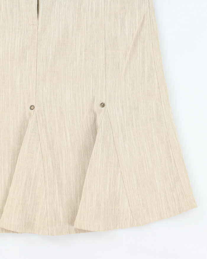 Vintage Y2k 00s Mexx Linen Blend Skirt - S