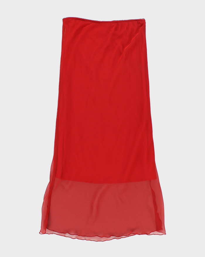 Vintage 90s Beechers Brook x Fairweather Mesh Skirt - XS