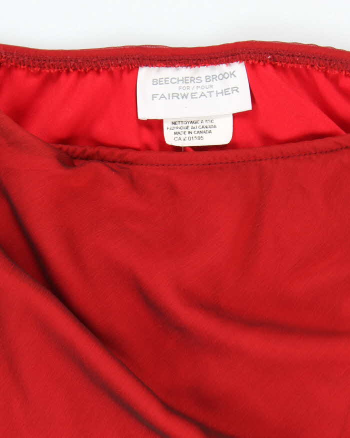 Vintage 90s Beechers Brook x Fairweather Mesh Skirt - XS