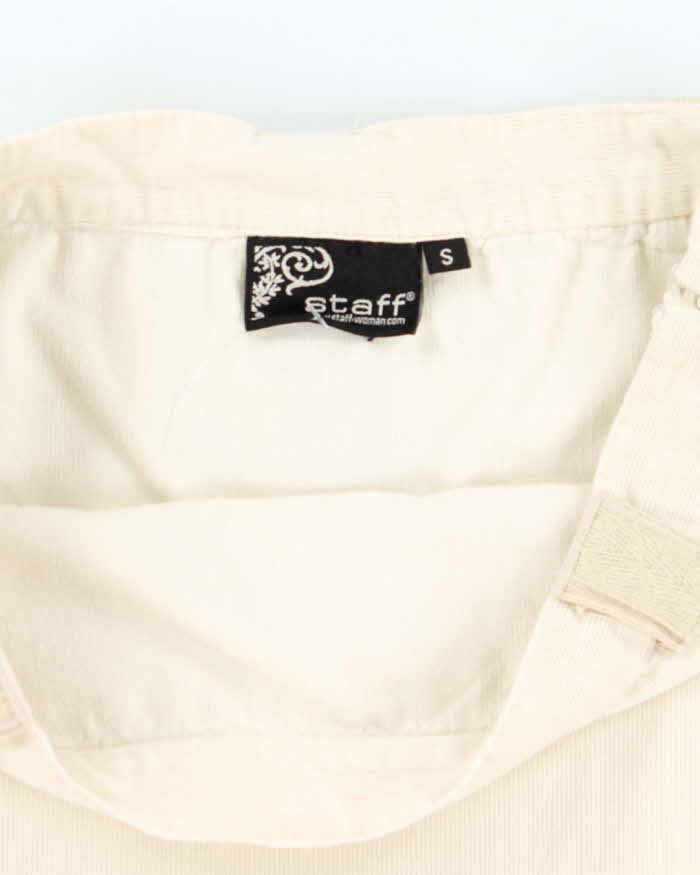 Vintage Y2k 00s Staff Lightweight Corduroy Skirt - S