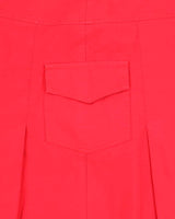 Vintage Y2k 00s Red Pleated Skirt - S