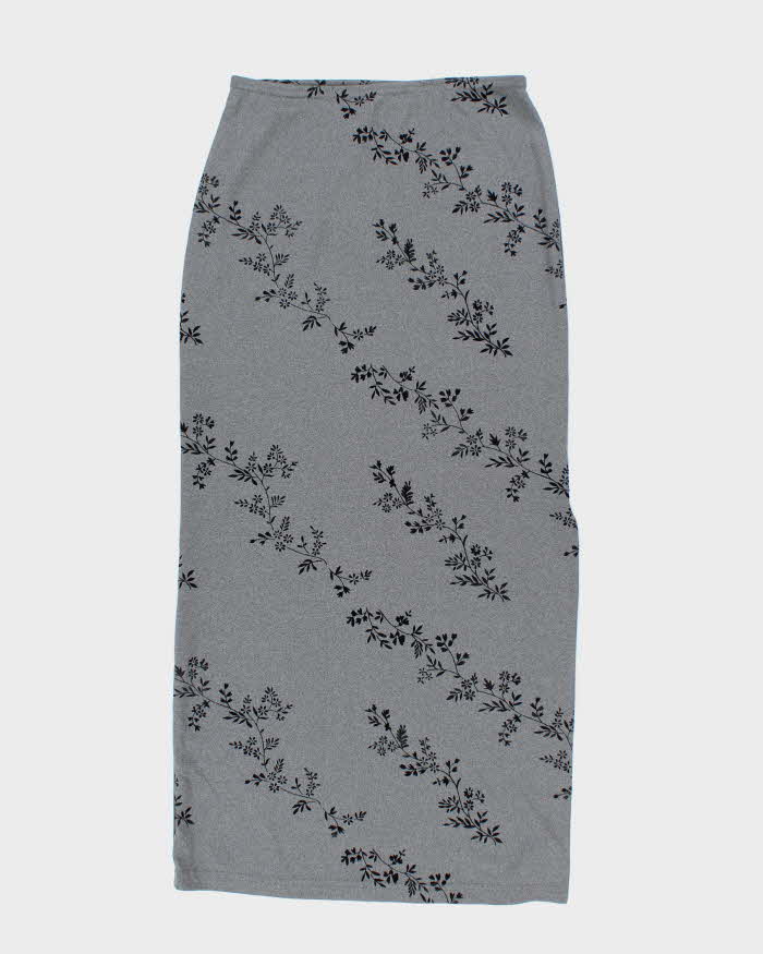 Vintage 90s Garage Floral Maxi Skirt - S