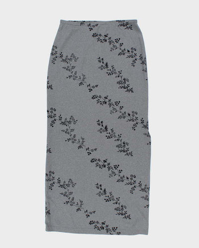 Vintage 90s Garage Floral Maxi Skirt - S
