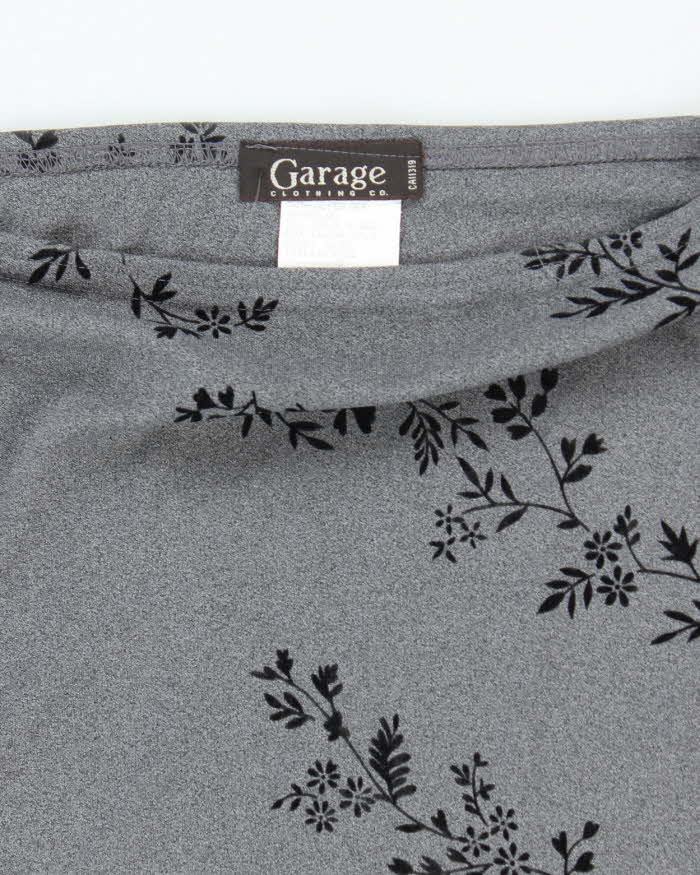 Vintage 90s Garage Floral Maxi Skirt - S