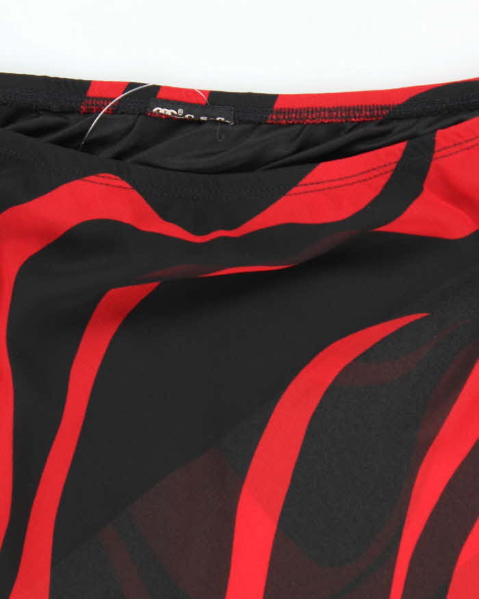 Vintage Y2k 00s Flowy Pattern Skirt - S