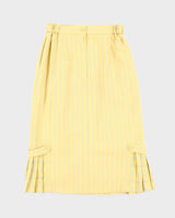 Vintage Veeko Striped Midi Skirt - XS