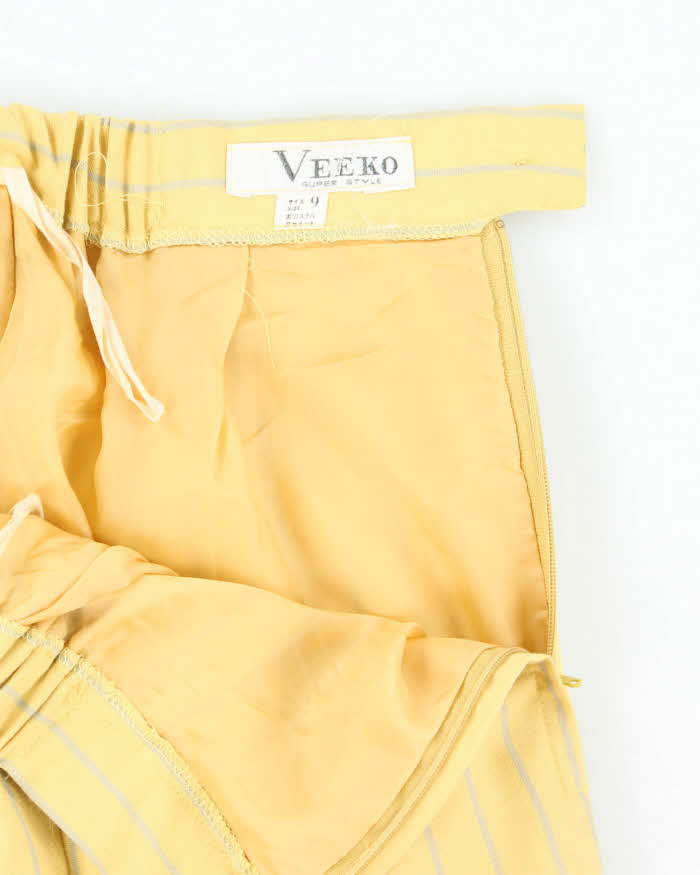 Vintage Veeko Striped Midi Skirt - XS