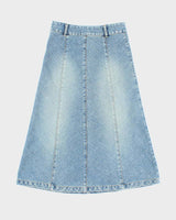 Vintage 90s Karen Denim Skirt - XS