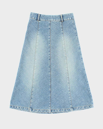Vintage 90s Karen Denim Skirt - XS