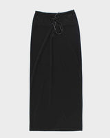 Vintage 90s Pelican Cove Lace-Up Maxi Skirt - S