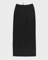 Vintage 90s Pelican Cove Lace-Up Maxi Skirt - S
