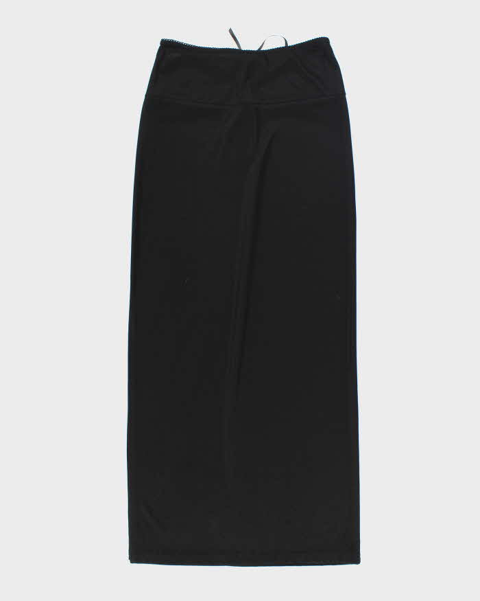 Vintage 90s Pelican Cove Lace-Up Maxi Skirt - S