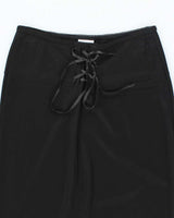 Vintage 90s Pelican Cove Lace-Up Maxi Skirt - S