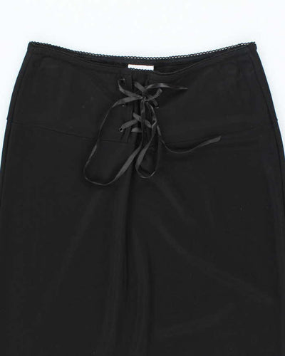 Vintage 90s Pelican Cove Lace-Up Maxi Skirt - S
