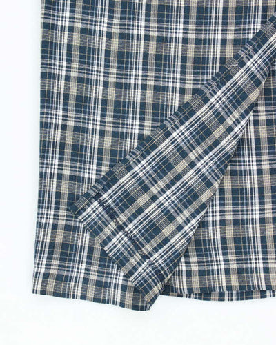 Vintage 90s Geoffrey Beene Checked Wrap Skirt - XS