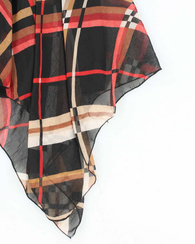 Vintage Parisian Moda Handkerchief Hem Skirt - S