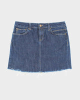 Vintage Y2k 00s Mavi Dark Wash Denim Mini Skirt - M