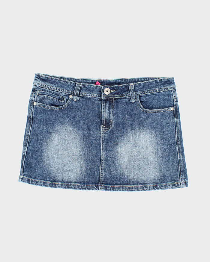 Vintage Y2k 00s Chica Booti Denim Mini Skirt - M