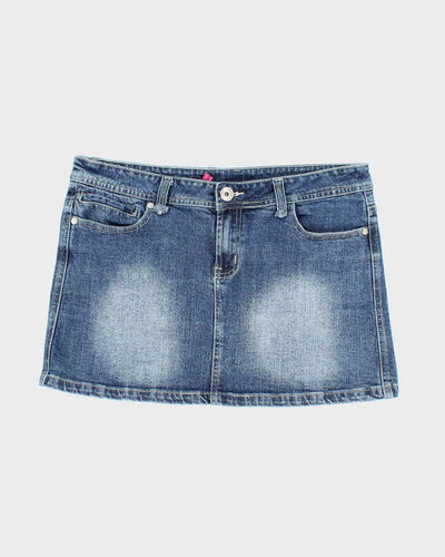 Vintage Y2k 00s Chica Booti Denim Mini Skirt - M