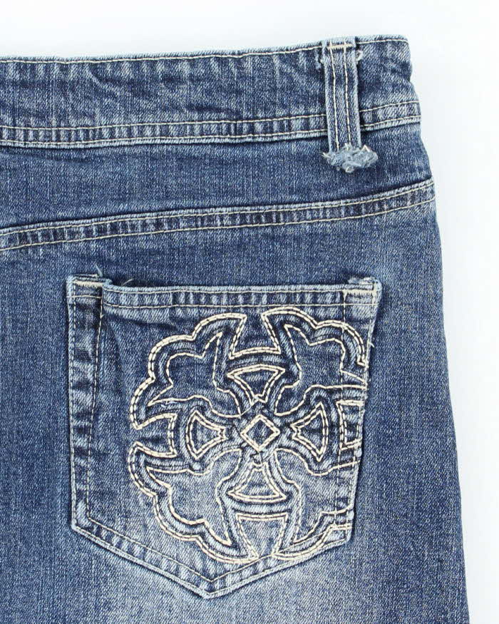 Vintage Y2k 00s Chica Booti Denim Mini Skirt - M