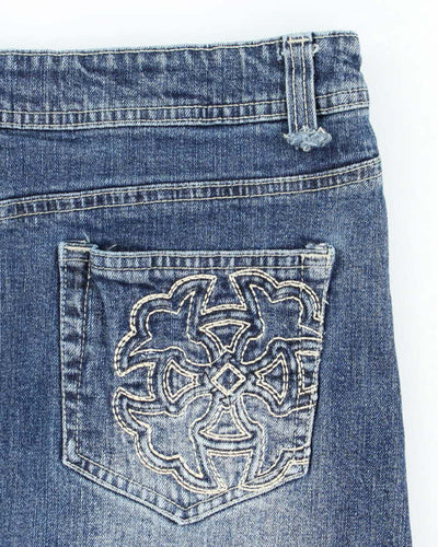 Vintage Y2k 00s Chica Booti Denim Mini Skirt - M