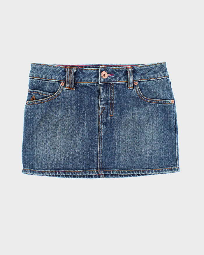 Vintage Y2k 00s Volcom Denim Mini Skirt - XS