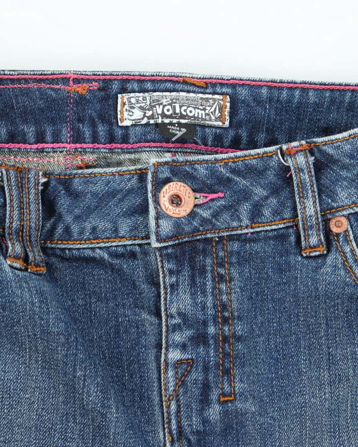 Vintage Y2k 00s Volcom Denim Mini Skirt - XS