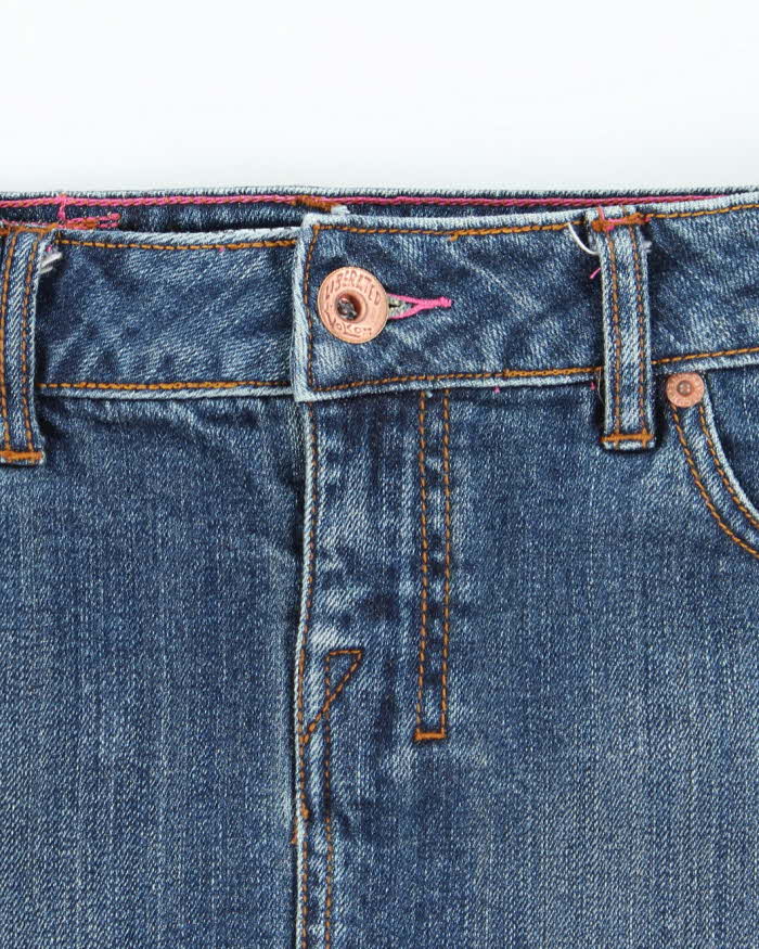 Vintage Y2k 00s Volcom Denim Mini Skirt - XS