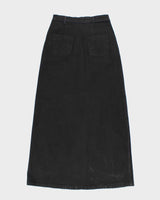 Vintage Y2k 00s Blue Max Jeans Embroidered Denim Skirt - XS