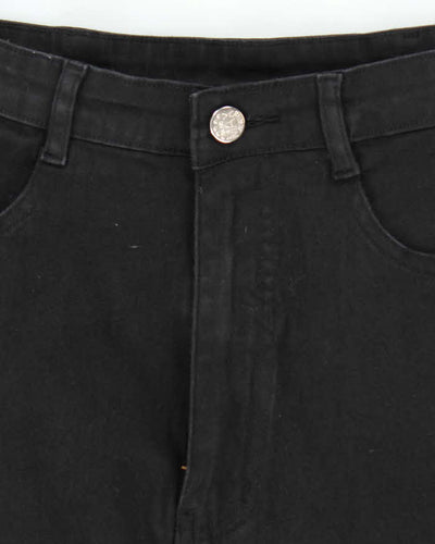 Vintage Y2k 00s Blue Max Jeans Embroidered Denim Skirt - XS