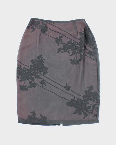 Vintage 00s Esprit Floral Skirt - XS