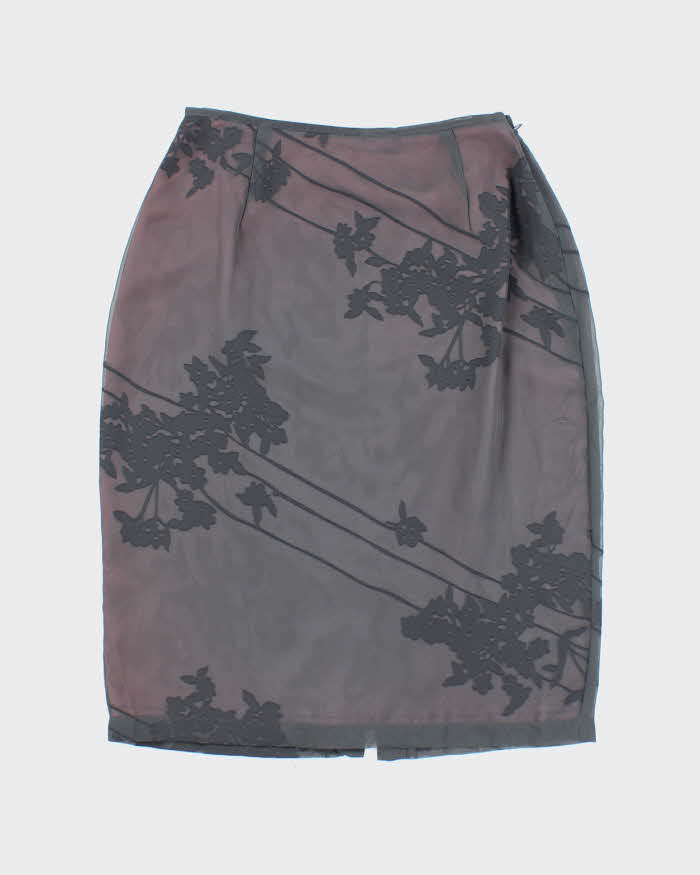 Vintage 00s Esprit Floral Skirt - XS