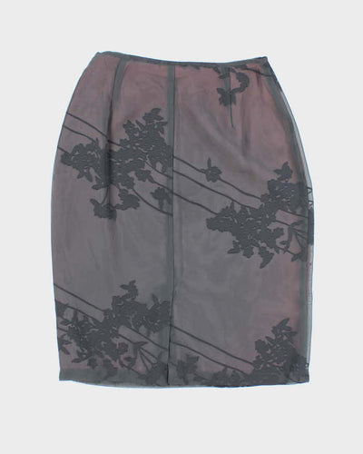 Vintage 00s Esprit Floral Skirt - XS