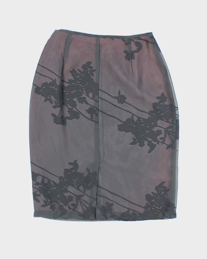 Vintage 00s Esprit Floral Skirt - XS