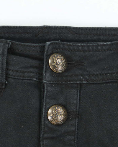 Vintage Y2k 00s Garula Studded Lace-Up Denim Mini Skort - XS