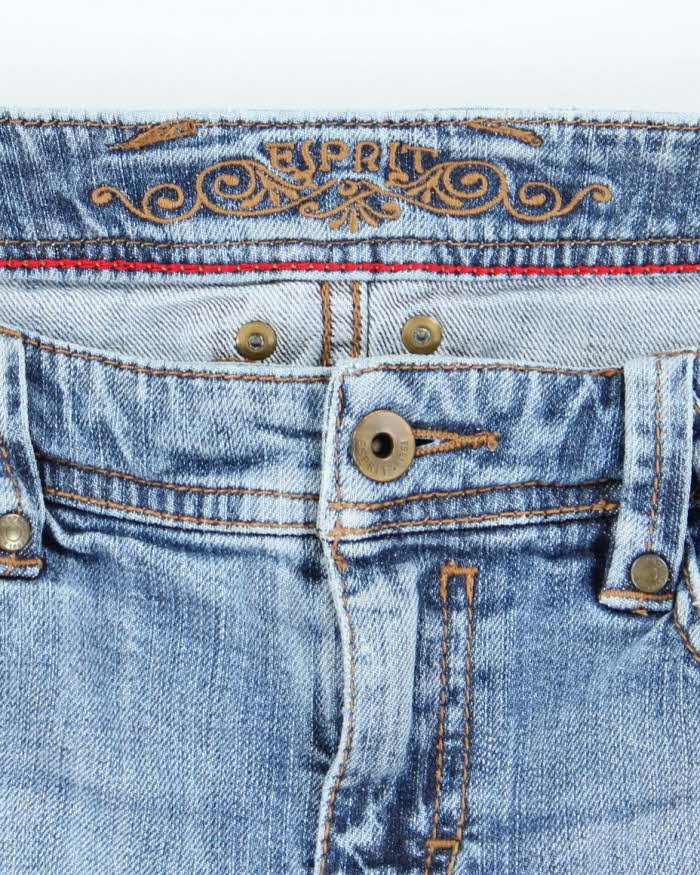 Vintage Y2k 00s Esprit Denim Mini Skirt - S